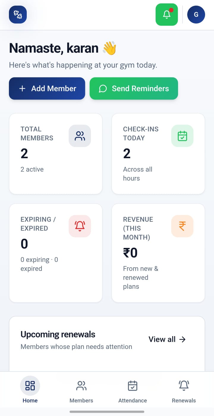 FitDex App Preview 1
